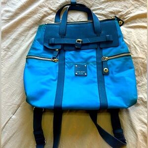 Henri Bendel blue Jetsetter bag